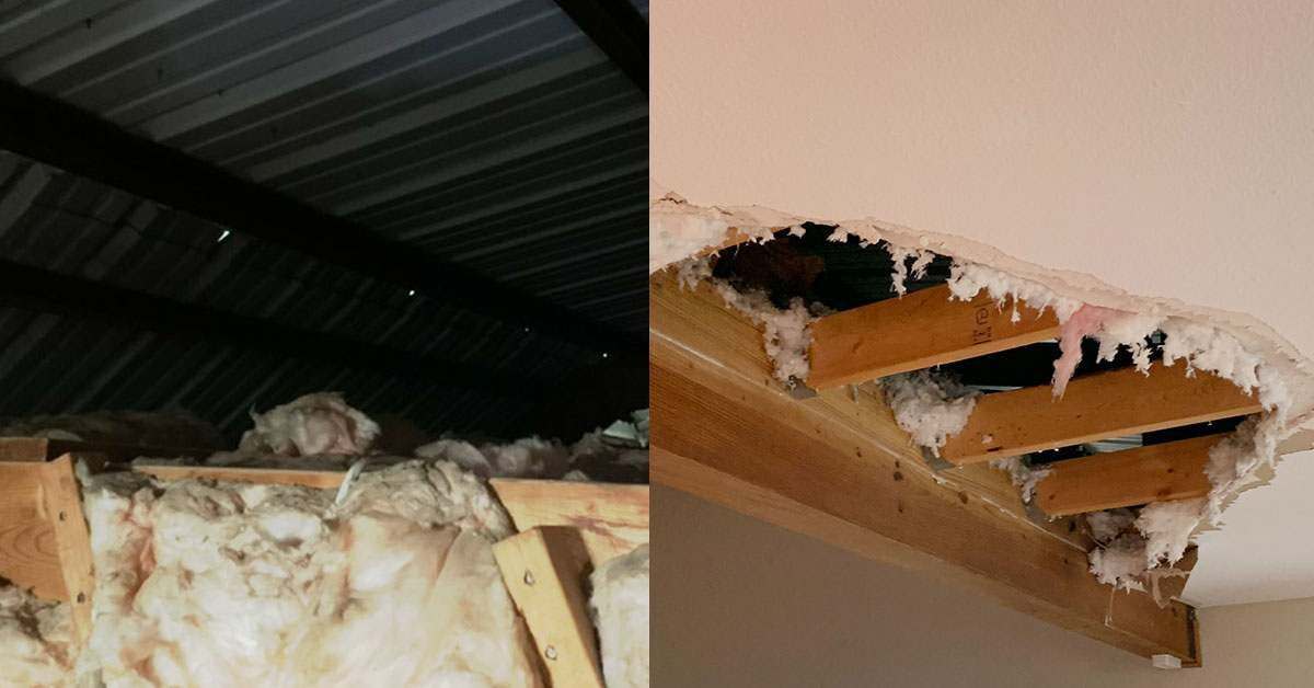 Attack and ceiling damage