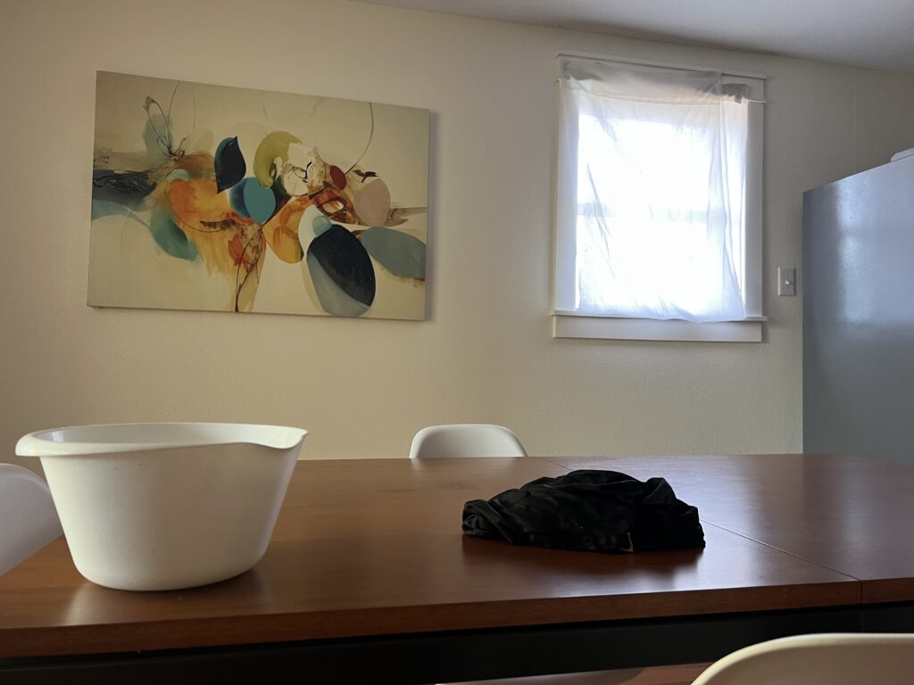 cold rag on a table