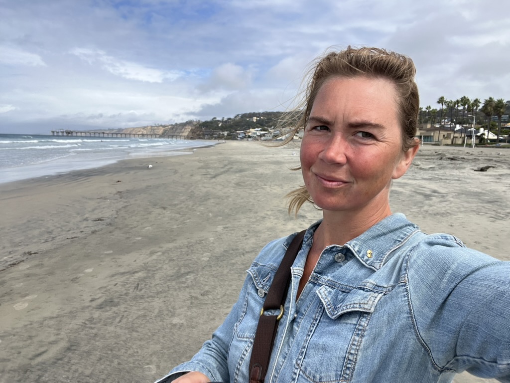 Selfie from la jolla shores
