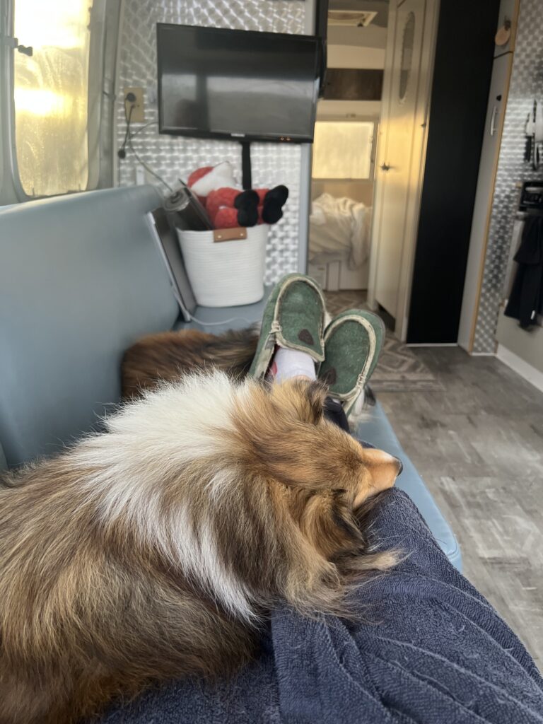 TV in an Airstream
